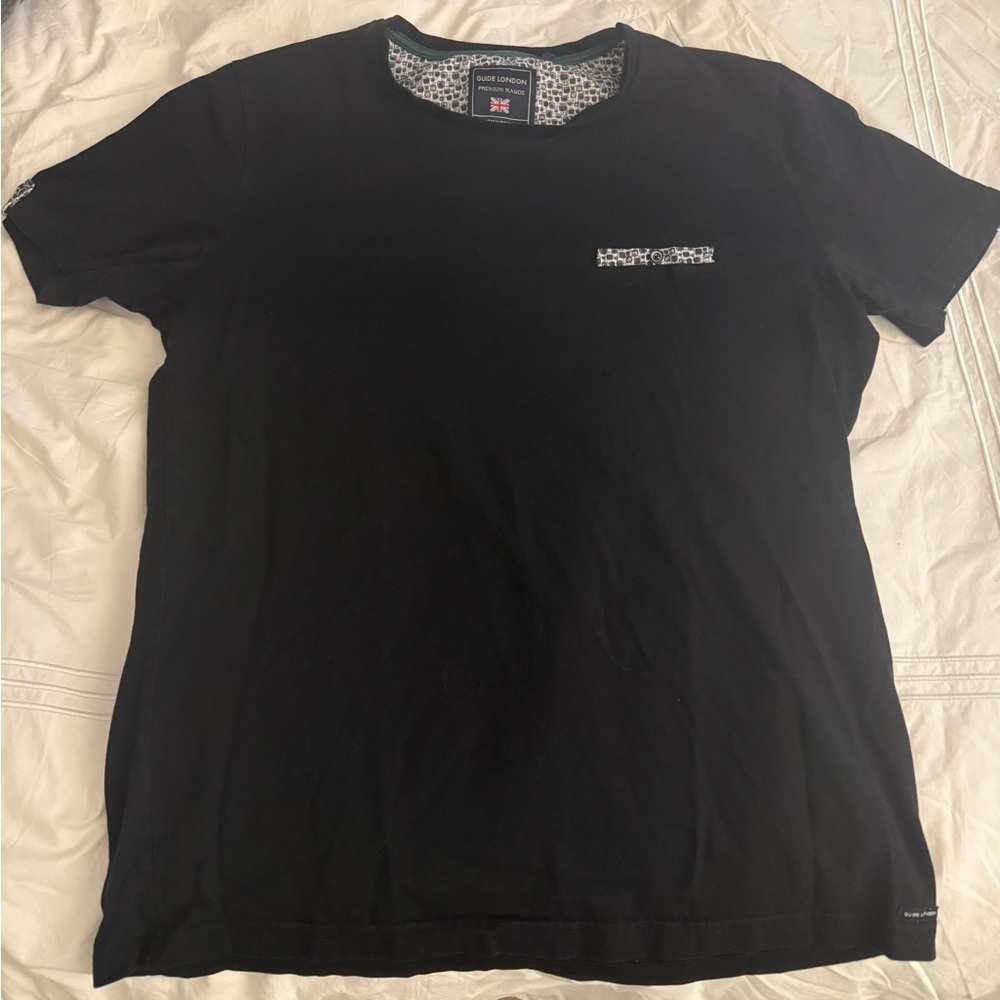 men guide london t shirt Black Large